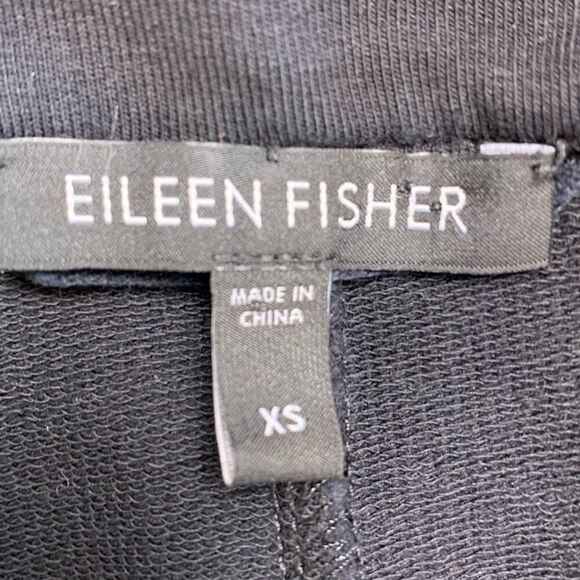 Eileen Fisher Women's Black Stretch Knit Double-Breasted Blazer Jacket Size XS - Picture 2 of 12